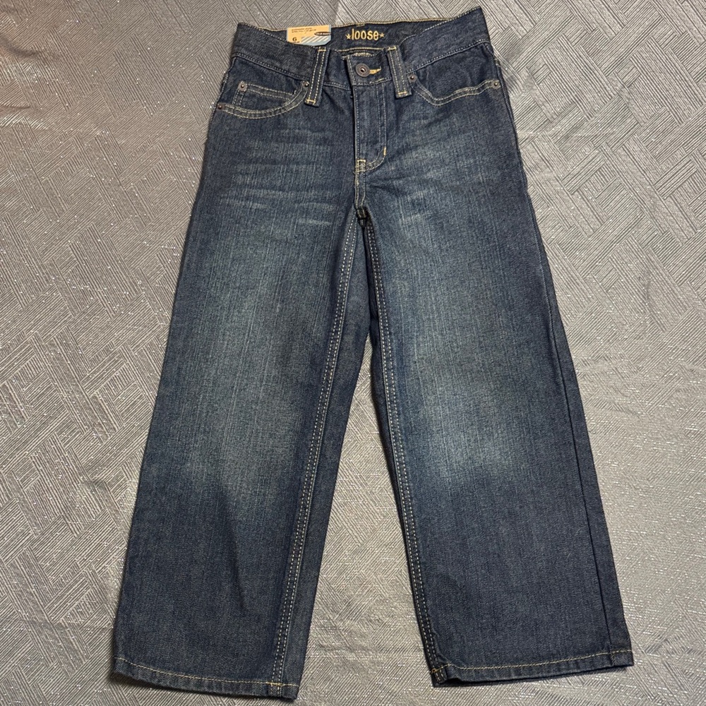 Old Navy Boys Indigo Loose Fit Denim Jeans NWT